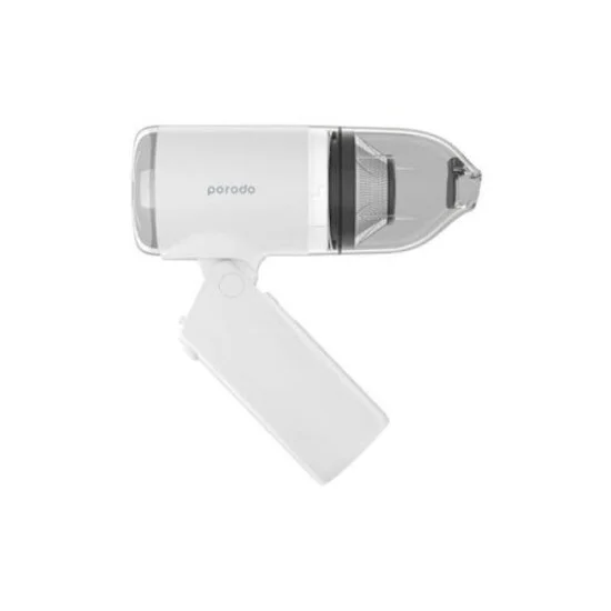 Porodo Lifestyle Portable Mini Folding Vacuum Cleaner 2000mAh - White